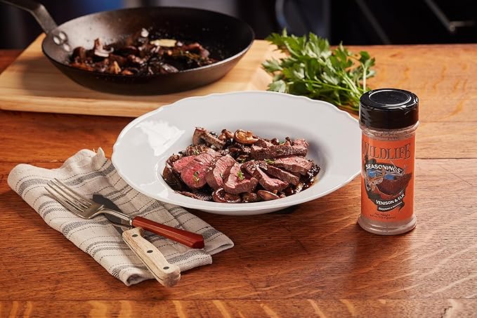 Wildlife Seasonings Venison & Elk Marinade – Wine Based with Robust Earthy Spices for a Bold Flavor