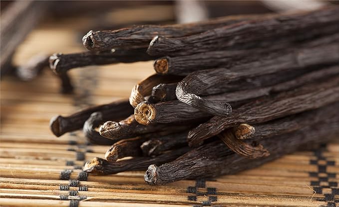 25 Organic Madagascar Vanilla Beans - Whole Extract Grade B Pods for Baking, Homemade Extract