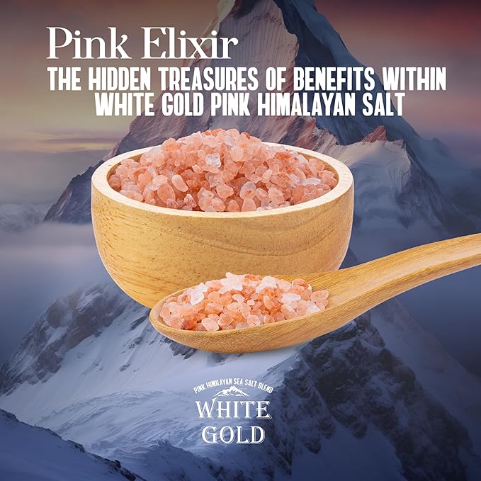 White Gold Seasoning - Gentlemen's Choice Pink Himalayan Sea Salt Blend - Gourmet All Purpose