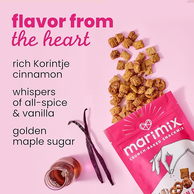 Marimix Snack Mix | Cinnamon Churro | Crunch Baked Sweet & Salty Savory Plant Based Naturally
