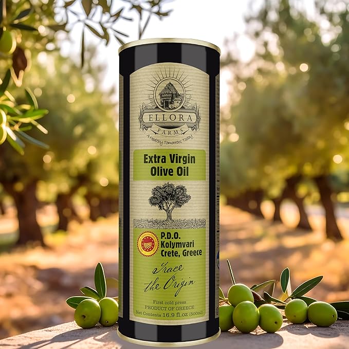 Ellora Farms, Certified PDO Extra Virgin Olive Oil, Single Estate, Single Origin, Single Variety