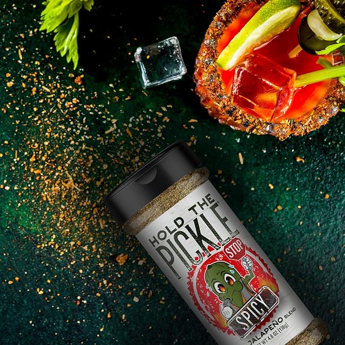 Hold The Pickle Spicy Dill Pickle Seasoning - Great for Popcorn, Organic Seasoning for Cooking
