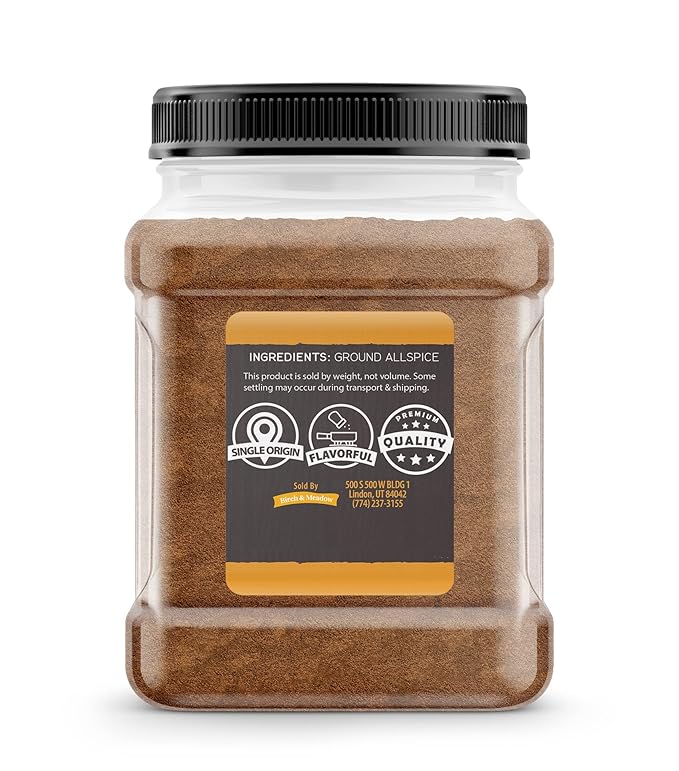 Birch & Meadow 1.5 lb of Ground Allspice, Warm & Savory Flavor, Versatile Spice