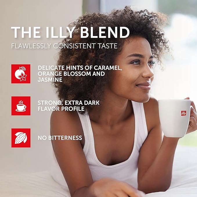 illy Aluminum Espresso Capsules - Compatible with Nespresso Machines - Decaf Coffee - Mild &