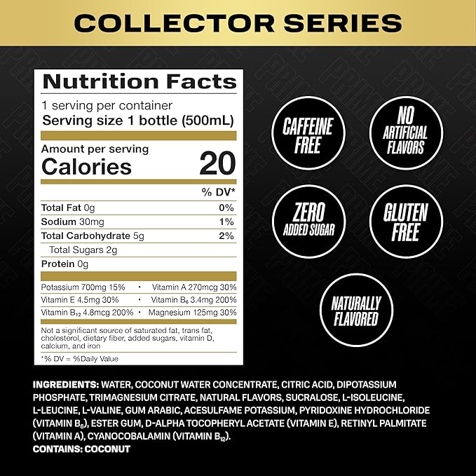 PRIME Hydration Collector Series, Sports Drinks, Electrolyte Enhanced for Replenishing Fluids