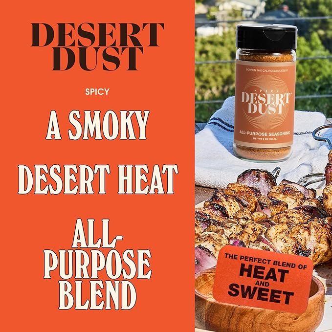 Desert Dust Spicy ??All-Purpose Chiltepin Pepper Seasoning with Organic Date Sugar | Bold