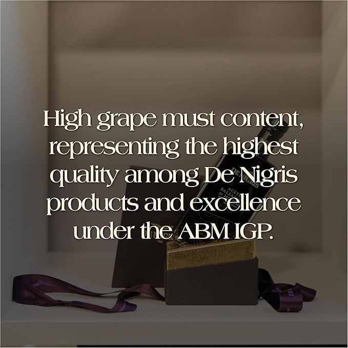 De Nigris Balsamic Vinegar Of Modena Excellence Line Founder's Edition Recipe (70% Grape Must) 8,5