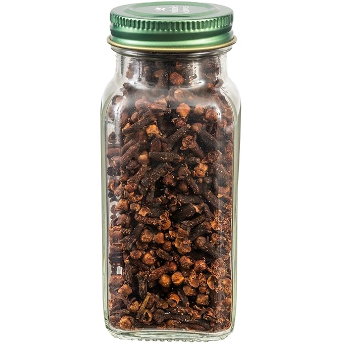 Simply Organic Whole Cloves, 2.05 Ounce Jar, Hand-Selected, Intensely Aromatic & Richly Flavored