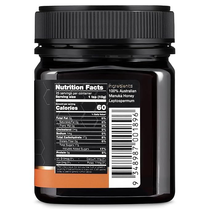 Nature’s Gold Raw Manuka Honey, MGO 829+ | Authentic MGO, Australian Honey, Non-GMO, 100% Pure