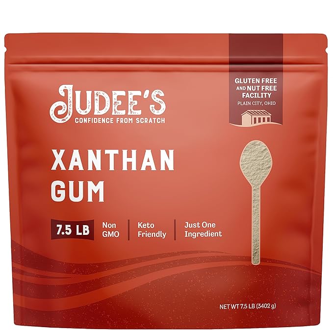 Judee's Gluten Free Xanthan Gum - 7.5 lb Bulk - Baking Supplies - Delicious and 100% Gluten-Free