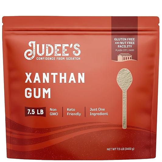 Judee's Gluten Free Xanthan Gum - 7.5 lb Bulk - Baking Supplies - Delicious and 100% Gluten-Free