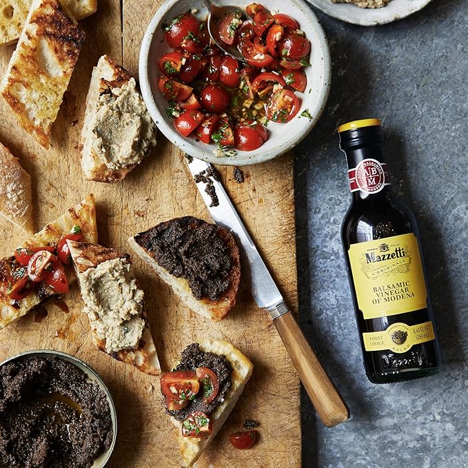 Mazzetti L'Originale Italian Balsamic Vinegar of Modena, Organic & Aged, Yellow Label 2 Leaf 16.9