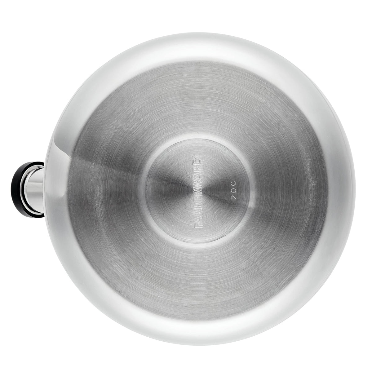 Farberware Stainless Steel Whistling Tea Kettle for Stovetop, 2.3-Quart