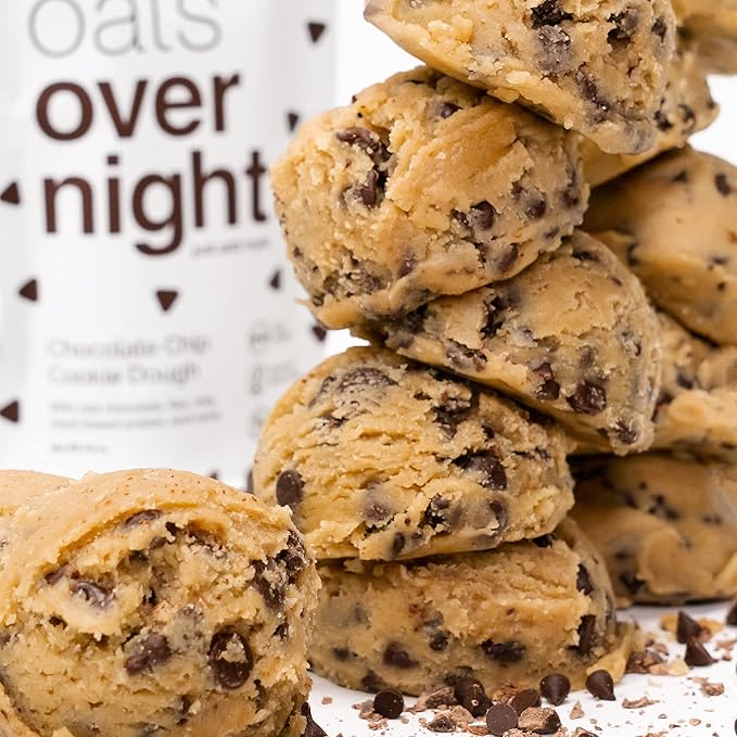 Oats Overnight - Chocolate Chip Cookie Dough - Vegan, 20g Protein, High Fiber Breakfast Shake