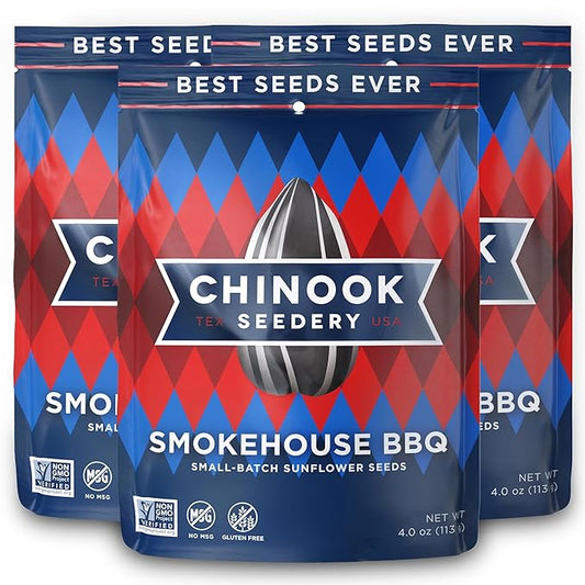 Chinook Seedery Roasted Sunflower Seeds - Jumbo Seeds Keto Snacks - Best For Snack Packs - Gluten