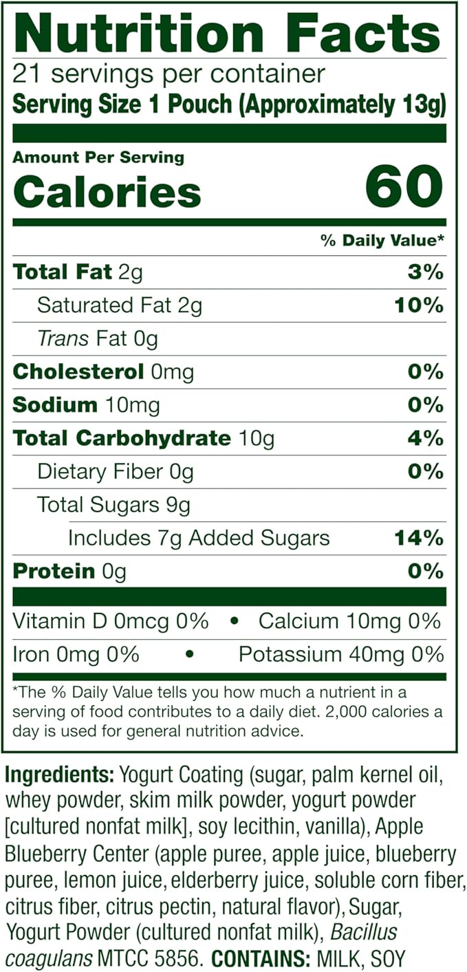 Align Yogurt Coated Probiotic Fruit Bites, Added Probiotic Helps Support Digestive Health, Apple