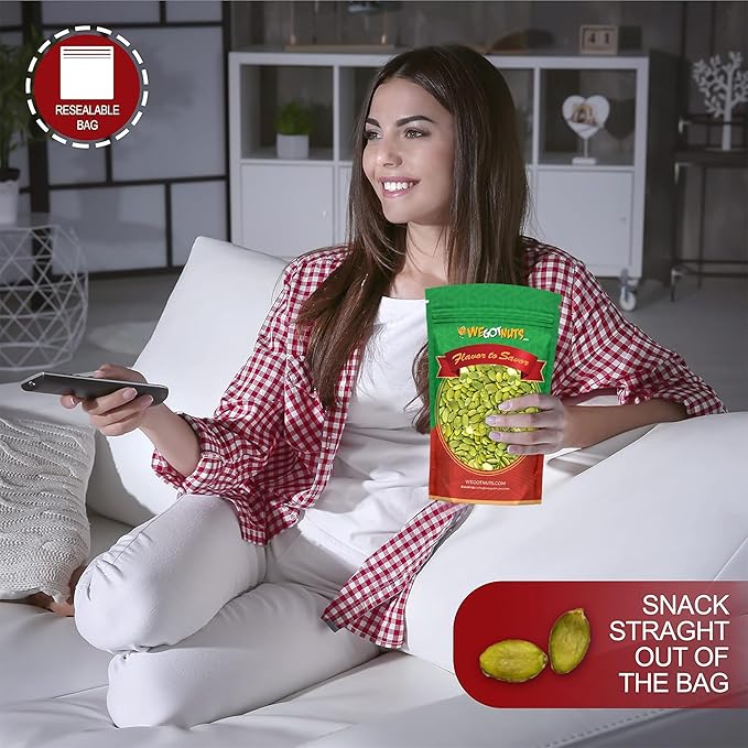 We Got Nuts Pumpkin Seeds Healthy Snacks 5Lbs (80oz) Bag | Raw Pepitas No Preservatives Added, 100%