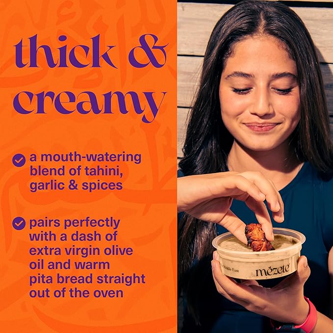 Mezete Gourmet Dips | No Added Oils or Sugar | Roasted Eggplant Spread and Dip | Authentic Middle