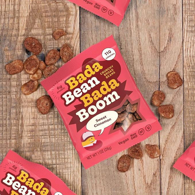 Enlightened Bada Bean Bada Boom - Plant-Based Protein, Gluten Free, Vegan, Crunchy Roasted Broad