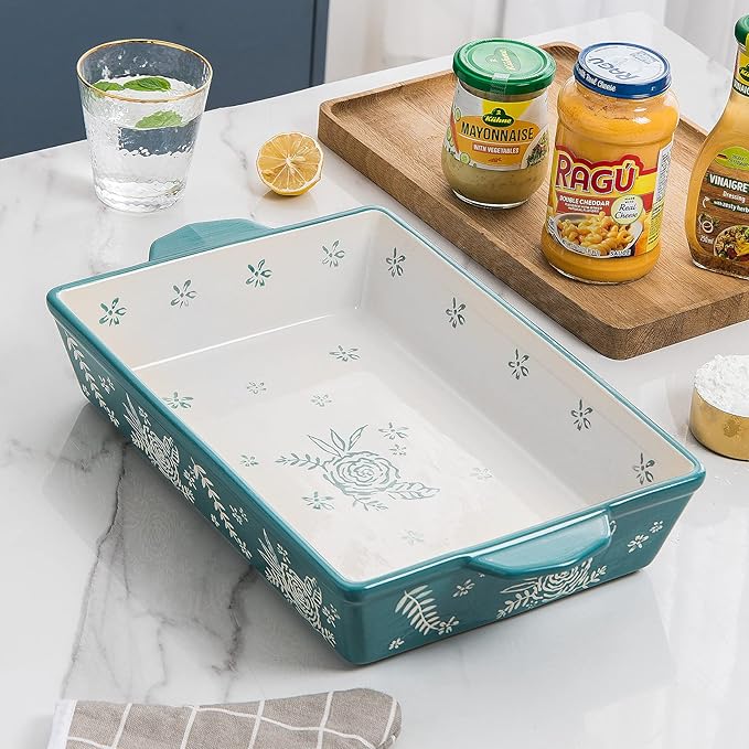 Wisenvoy Casserole Dishes For Oven Baking Dish Ceramic Casserole Dish Lasagna Pan Baking Dishes For