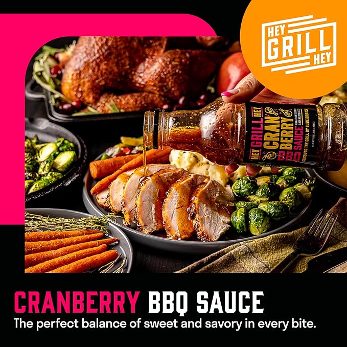 Hey Grill Hey | Turkey Brine Kit | | Includes Apple Spice Brine, Smoked Turkey Rub, and Cranberry