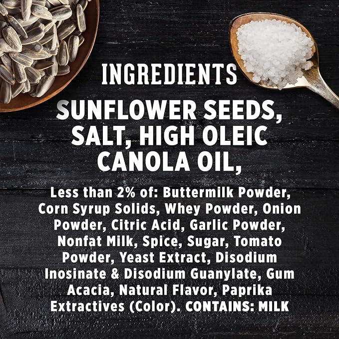 DAVID Seeds Roasted and Salted Spicy Queso Jumbo Sunflower Seeds, Keto Friendly, 5.25 Ounce (Pack