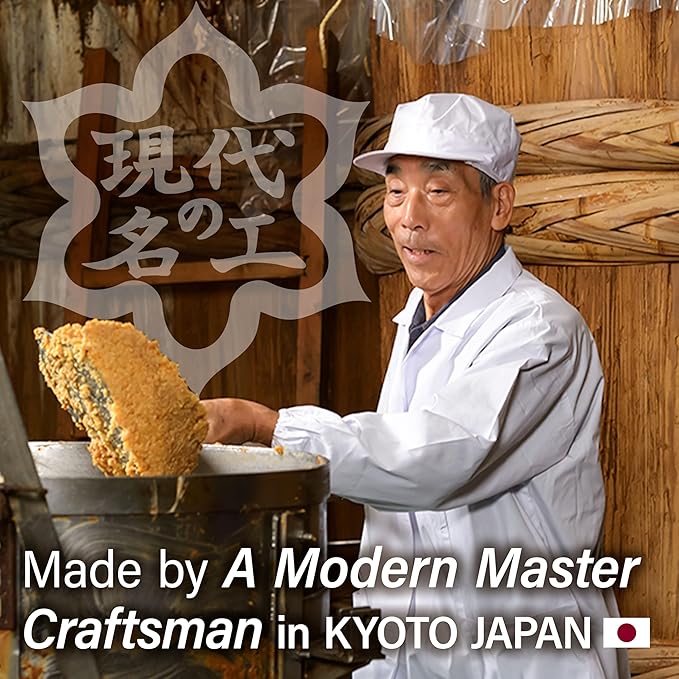 YAMASAN KYOTO UJI Awase Miso Paste, Black bean, Handmade in Kyoto Japan