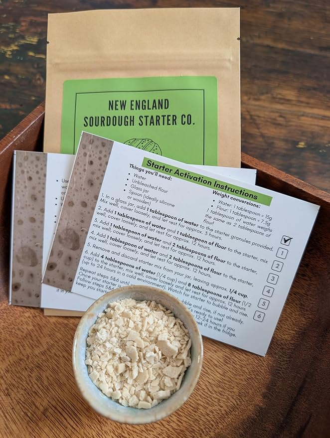 Dehydrated Sourdough Starter Culture | New England Sourdough Starter Co. | 6 Easy Steps to Your Own