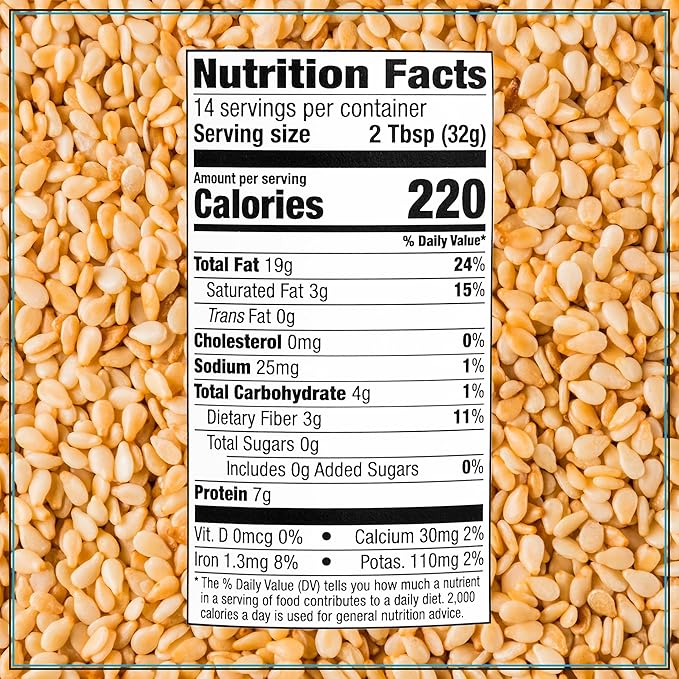 Krinos Tahini, Ground Sesame Seeds 1lb