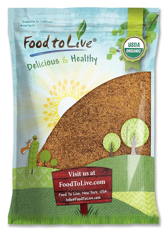 Food to Live Organic Brown Coconut Sugar, 10 Pounds ??Non-GMO, Pure Palm Sugar, Kosher, Vegan, Fair