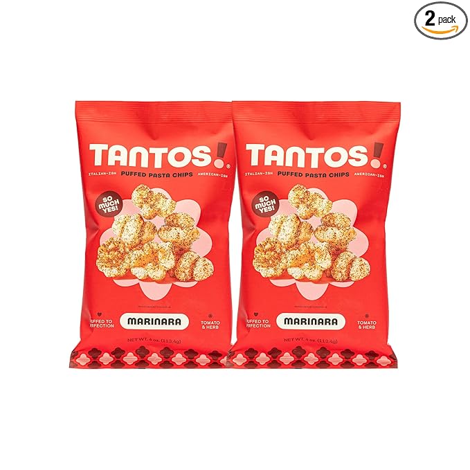 Tantos! Puffed Pasta Chips ??Healthy Pasta Snack by Top Chef Joe Sasto ??Plant-Based, Low Calorie
