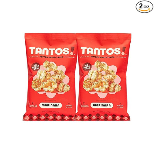 Tantos! Puffed Pasta Chips ??Healthy Pasta Snack by Top Chef Joe Sasto ??Plant-Based, Low Calorie