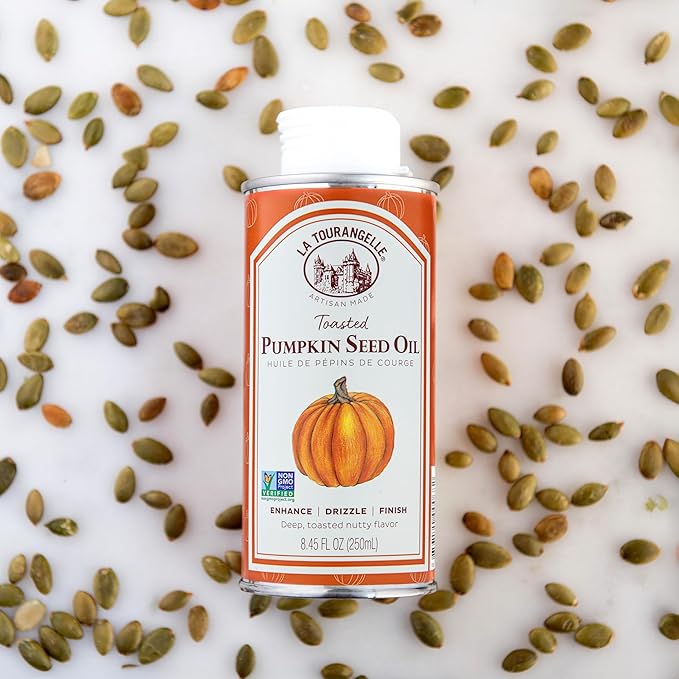 La Tourangelle, Toasted Pumpkin Seed Oil, Great for Cooking, Salad Dressings, Pastas, and Spreads