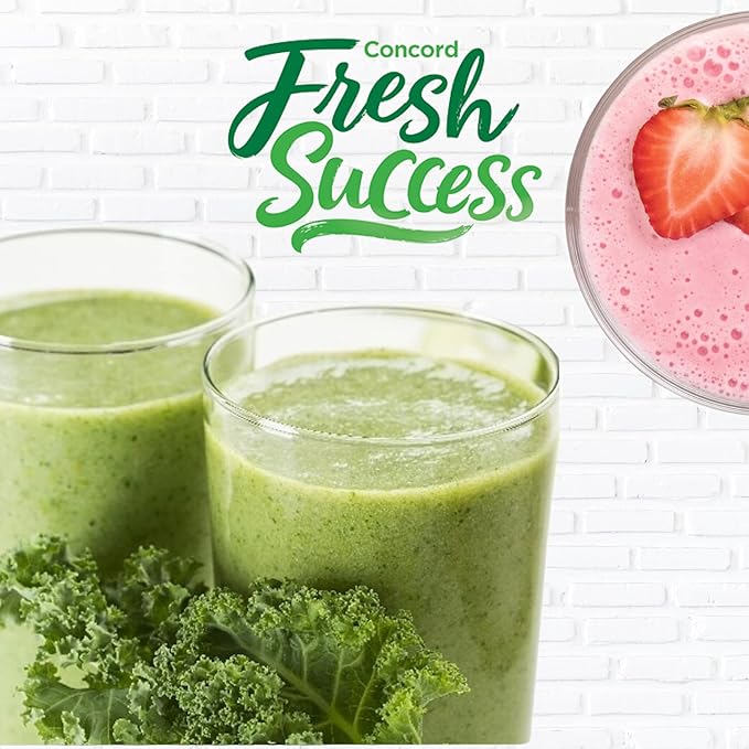 Concord Foods Strawberry Smoothie Mix - Fruit Flavor with No Artificial Flavors, Colors, or