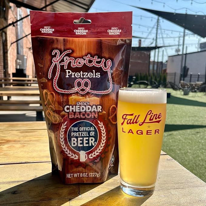 Knotty Pretzels - "The Official Pretzel of Beer" 7.5 Ounce Individual Seasoned Pretzel in