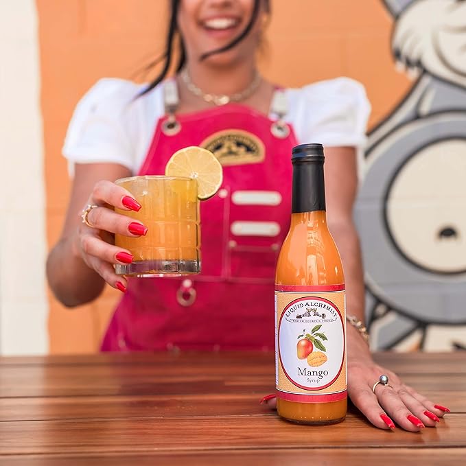 Liquid Alchemist Mango Syrup for Drinks - Real Ingredients Make our Mango Puree for Cocktails the