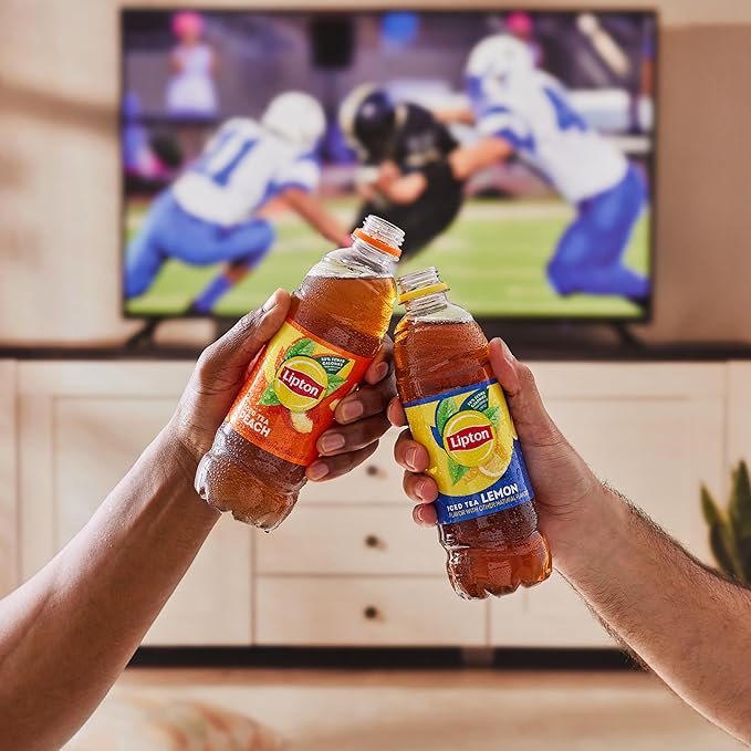 Lipton Iced Tea Lemon, 16.9 Fl Oz Bottles (Pack of 12)
