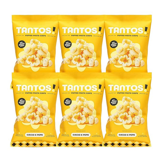 Tantos! Puffed Pasta Chips ??Healthy Pasta Snack by Top Chef Joe Sasto ??Plant-Based, Low Calorie