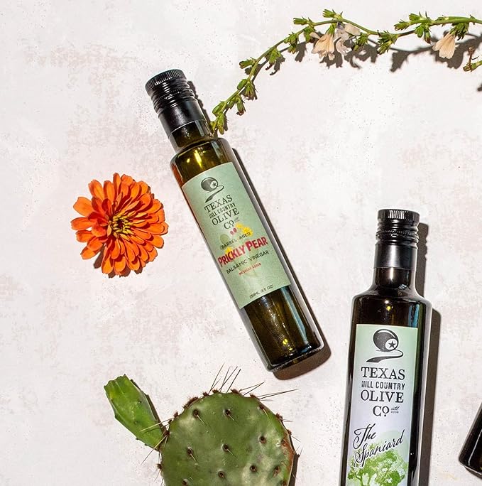 Prickly Pear Balsamic Vinegar - Gourmet Barrel Aged Infused Balsamic Vinegar - Great for Dressing