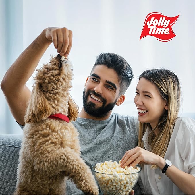 Jolly Time Simply Popped, Vegan, Dairy Free Microwave Popcorn, 3oz Sharing Bag, 3 Bags Per Carton