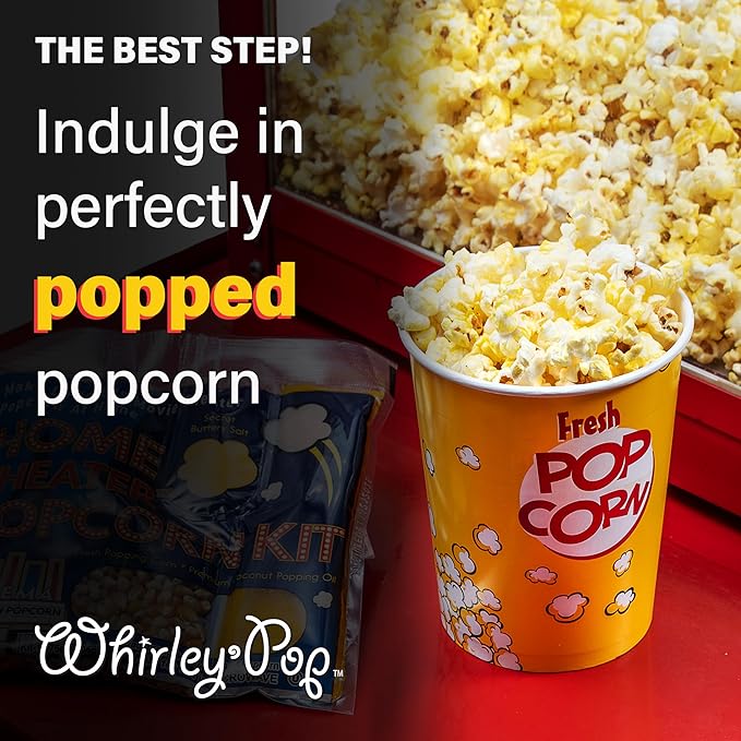 Wabash Valley Farms Popcorn Popping Kits -Less Salt Less Oil, Popcorn Kernels for Popcorn Machine
