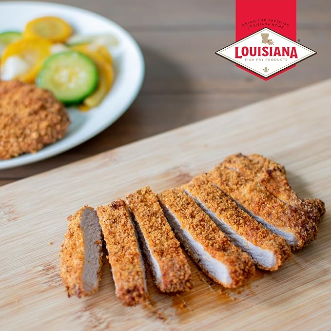 Louisiana Fish Fry Products Air Fry Pork Coating Mix, 5 Oz, Pack of 6