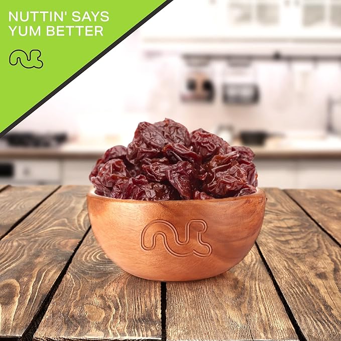 NUT CRAVINGS - Sun Dried Sour Tart Cherries, Lightly Sweetened, Unsulphured (48oz, 3 LB) Bulk Dry