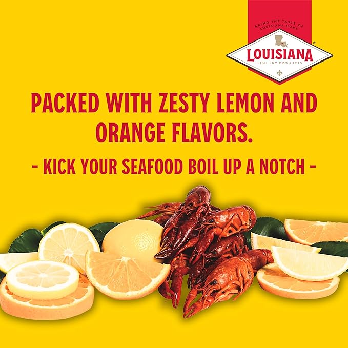 Louisiana Fish Fry, Zesty Citrus Boil Booster, 7 oz (Pack of 1)