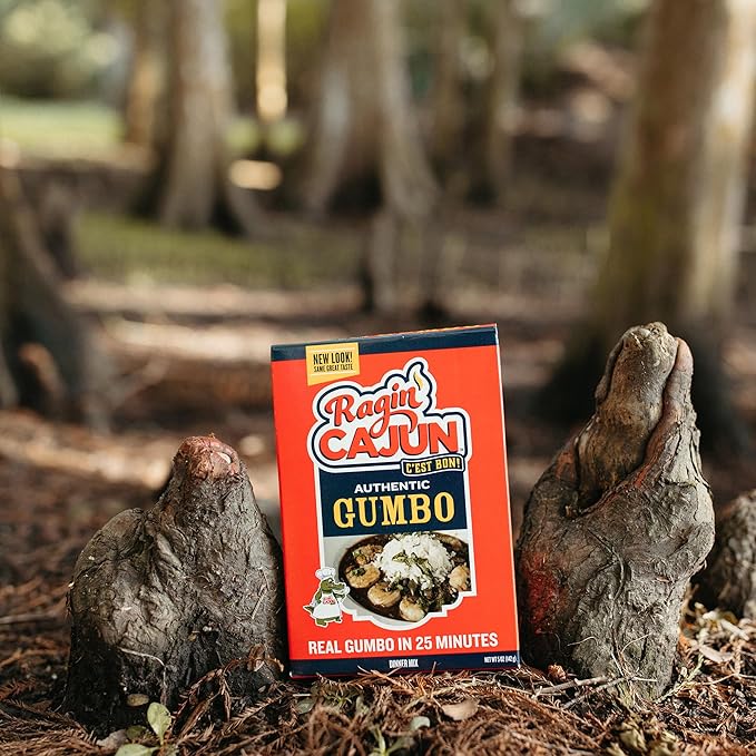 Ragin' Cajun Authentic Gumbo Mix - 5 oz Box, Pack of 6, No MSG, Authentic Louisiana Creole Soup