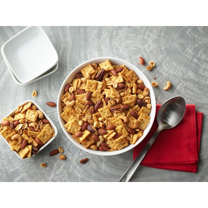 PLANTERS Salted Mixed Nuts, Peanuts, Almonds, Cashews, Brazil Nuts and Pecans, Party Snack