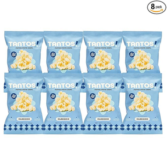 Tantos! Puffed Pasta Chips ??Healthy Pasta Snack by Top Chef Joe Sasto ??Plant-Based, Low Calorie