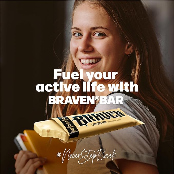 Braven Bar Variety Pack Energy Bars (1.59 oz, Pack of 10) ??Energy Chews with 5g Protein