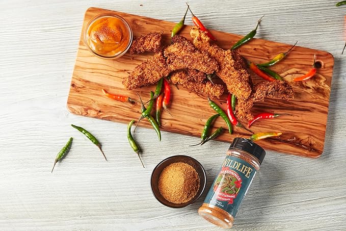 Wildlife Seasonings Rattlesnake Mesquite - Smoky and Bold Grill Seasoning for Steak, Pork, and