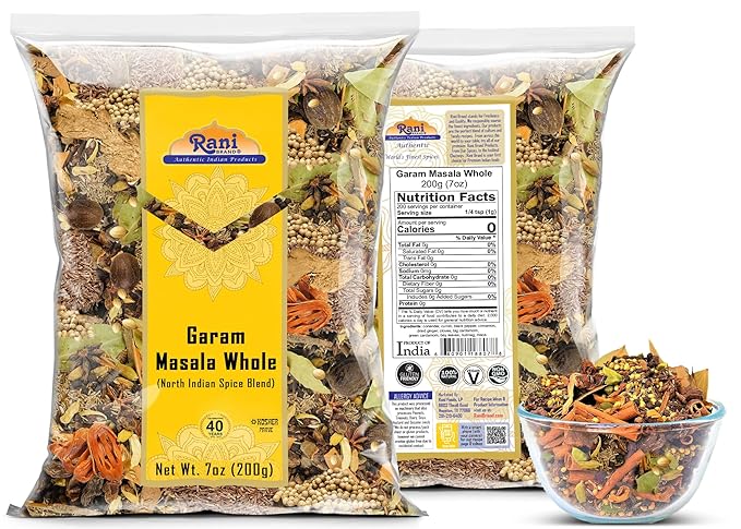 Rani Garam Masala Indian 11 Whole Spices Blend 7oz (200g) ~ All Natural, Salt-Free | Vegan | No